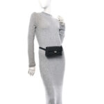 Grained Calfskin Quilted 2.55 Reissue Flap Belt Bag Clutch Black - Image 2