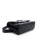 Grained Calfskin Quilted 2.55 Reissue Flap Belt Bag Clutch Black - Image 3