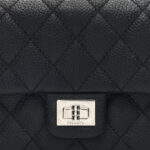 Grained Calfskin Quilted 2.55 Reissue Flap Belt Bag Clutch Black - Image 6