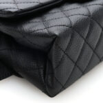 Grained Calfskin Quilted 2.55 Reissue Flap Belt Bag Clutch Black - Image 7
