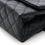 Grained Calfskin Quilted 2.55 Reissue Flap Belt Bag Clutch Black - Image 8