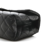 Grained Calfskin Quilted 2.55 Reissue Flap Belt Bag Clutch Black - Image 3