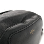 Grained Calfskin Rockstud Saddle Bag Black - Image 15