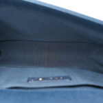 Iridescent Caviar Chevron Quilted Medium Boy Flap Blue - Image 4