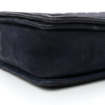 Iridescent Caviar Quilted Large Boy Flap Navy Blue - Image 11