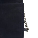 Iridescent Caviar Quilted Large Boy Flap Navy Blue - Image 13
