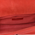 Iridescent Caviar Quilted Medium Boy Flap Red - Image 11