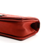 Iridescent Caviar Quilted Medium Boy Flap Red - Image 5