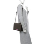 Iridescent Goatskin Quilted New Medium Boy Flap Dark Gold - Image 2