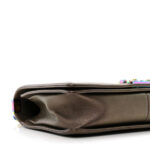 Iridescent Goatskin Quilted New Medium Boy Flap Dark Gold - Image 6