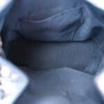 Iridescent Lambskin Calfskin Quilted Gabrielle Backpack Light Purple - Image 3