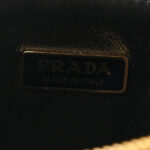 Jacquard Calfskin Triangolo Symbole Embroidered Mini Triangle Double Bag Black Alabastro - Image 8