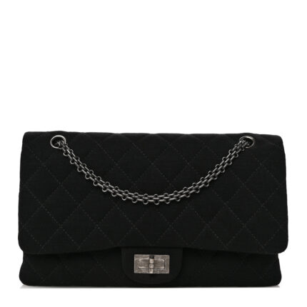 Jersey Quilted 2.55 Reissue 227 Double Flap Black