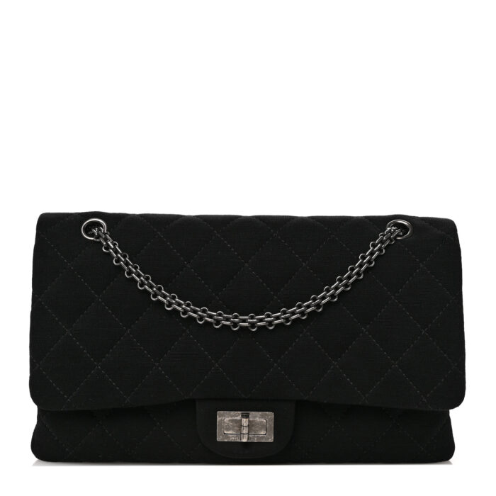 Jersey Quilted 2.55 Reissue 227 Double Flap Black - Image 1