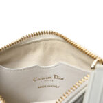 Lambskin Cannage Micro Dior Vibe Hobo Bag White - Image 6