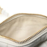 Lambskin Cannage Micro Dior Vibe Hobo Bag White - Image 7