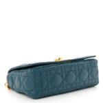 Lambskin Cannage Small Caro Bag Deep Ocean - Image 16
