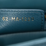 Lambskin Cannage Small Caro Bag Deep Ocean - Image 8