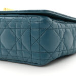 Lambskin Cannage Small Caro Bag Deep Ocean - Image 11