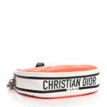 Lambskin Cannage Small Dior Vibe Hobo Bag Orange - Image 5