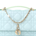 Lambskin Cannage Two Tone Mini My Dior Bag Celestial Blue Light Mint - Image 7