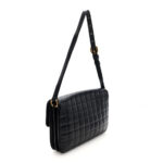 Lambskin Carre Quilted Le Maillon Satchel Black - Image 3