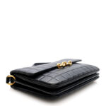 Lambskin Carre Quilted Le Maillon Satchel Black - Image 4