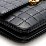 Lambskin Carre Quilted Le Maillon Satchel Black - Image 8