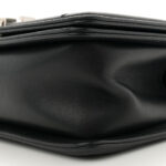 Lambskin Chevron Quilted Small Boy Flap Black - Image 9