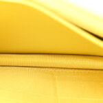Lambskin Cotten Woven Boy Wallet On Chain WOC Yellow - Image 12