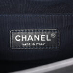 Lambskin Embossed Medium Boy Cube Flap Grey - Image 4