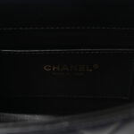 Lambskin Enamel Strass Quilted Mini Paris Monaco Flap Black - Image 5