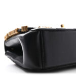 Lambskin Enamel Strass Quilted Mini Paris Monaco Flap Black - Image 8
