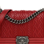 Lambskin Medium Celtic Boy Flap Red - Image 5
