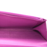 Lambskin Quilted Boy Wallet On Chain WOC Purple - Image 11
