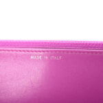 Lambskin Quilted Boy Wallet On Chain WOC Purple - Image 4