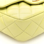 Lambskin Quilted Casino Chips Green - Image 9