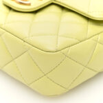 Lambskin Quilted Casino Chips Green - Image 10