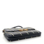 Lambskin Quilted Le Maillon Satchel Marine - Image 4