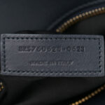 Lambskin Quilted Le Maillon Satchel Marine - Image 7