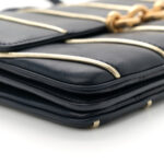 Lambskin Quilted Le Maillon Satchel Marine - Image 9