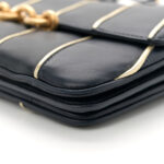 Lambskin Quilted Le Maillon Satchel Marine - Image 10