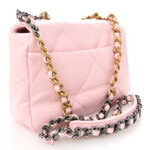 Lambskin Quilted Medium Chanel 19 Flap Light Pink - Image 8