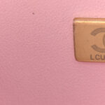 Lambskin Quilted Mini Top Handle Rectangular Flap Light Pink - Image 6