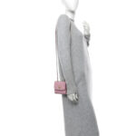 Lambskin Quilted Mini Trendy CC Clutch With Chain Light Pink - Image 2