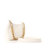 Lambskin Quilted Multi Chain Hobo White - Image 11