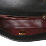 Lambskin Quilted Pearl Edge Mini Rectangular Flap Bag Black - Image 5