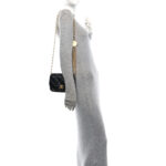 Lambskin Quilted Small CC Coin Flap Bag Black - Image 2