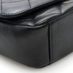 Lambskin Quilted Small CC Coin Flap Bag Black - Image 9