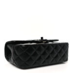 Lambskin Quilted Small Coco Pop Top Handle Flap So Black - Image 3